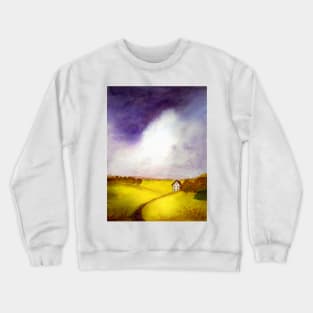 Dramatic light country landscape 1 Crewneck Sweatshirt